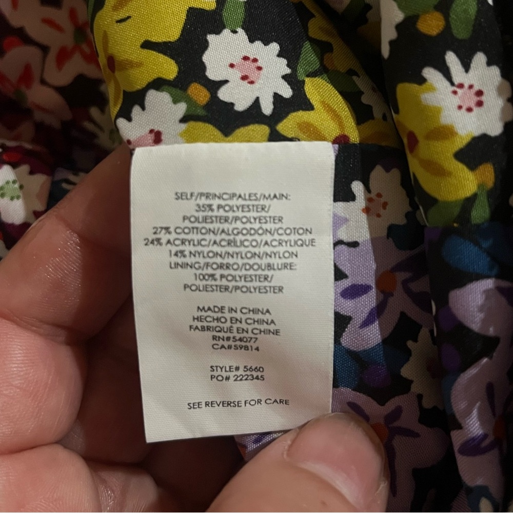 NWT 🪻Cabi Tweed Button up Coat - Picture 4 of 16